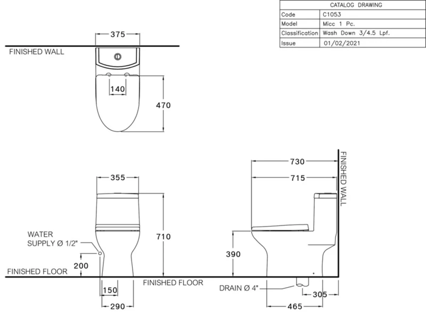 ban ve ky thuat bon cau cotto c1053