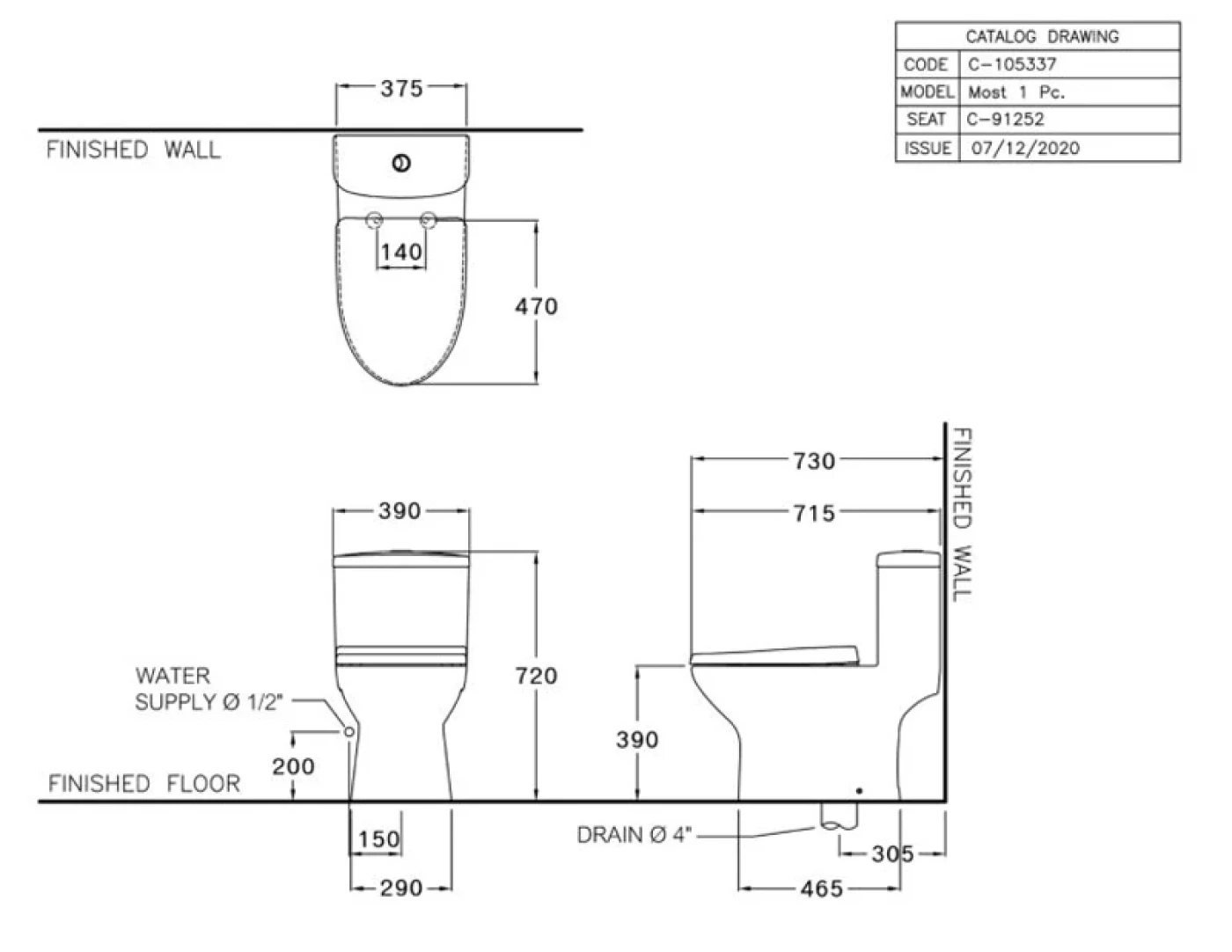 ban ve ky thuat bon cau cotto c105337