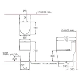 Bồn cầu 1 khối Cotto C11003HOS 4