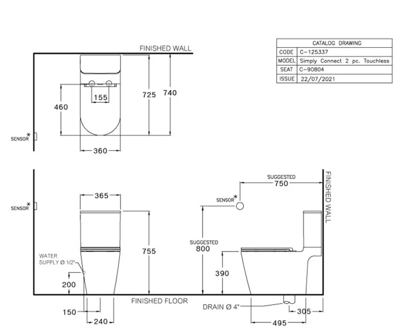 ban ve ky thuat bon cau cotto c125337