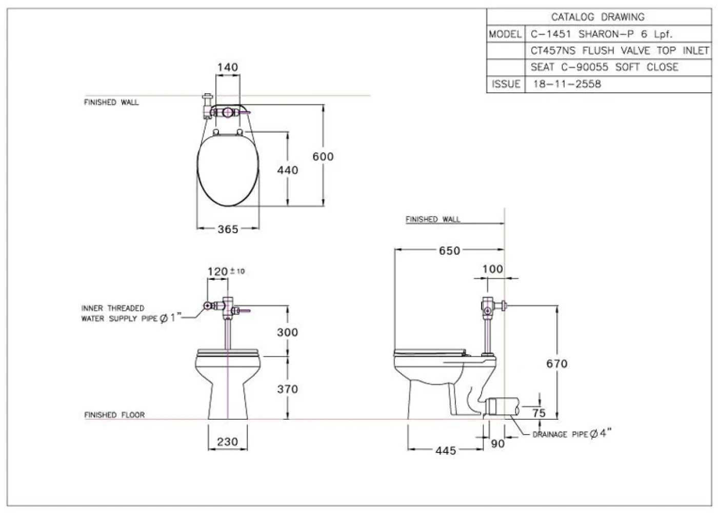 ban ve ky thuat bon cau cotto c1451