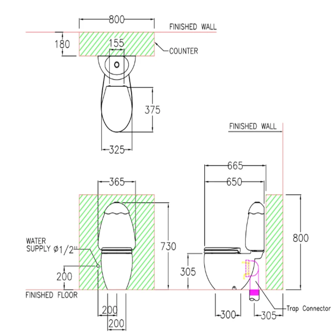 ban ve ky thuat bon cau cotto c15007