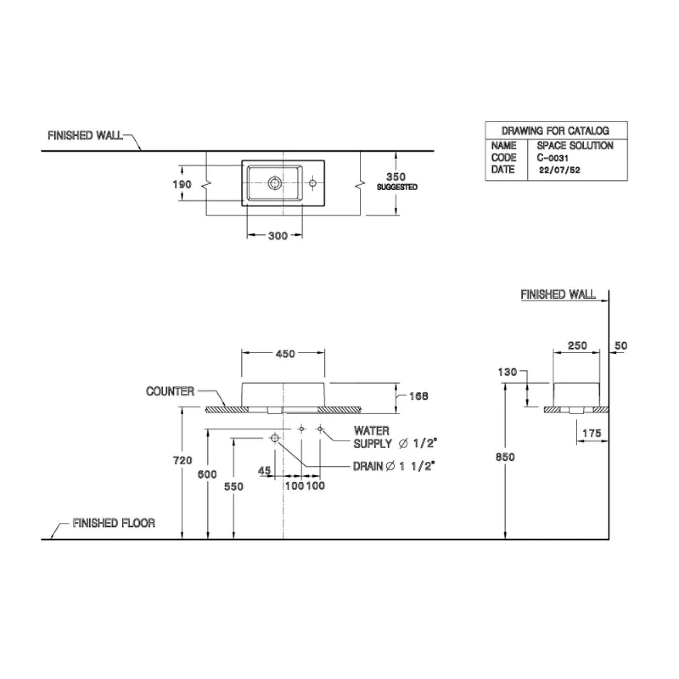 ban ve ky thuat chau rua cotto c0031