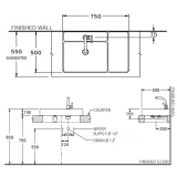 Chậu rửa dương bàn COTTO CPW0501 MDG 2