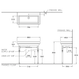 Chậu rửa treo tường Cotto SC0341 2