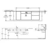 Chậu rửa dương bàn COTTO CPW0502 MTP 2