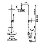 Sen tắm cây COTTO CT2085W 2