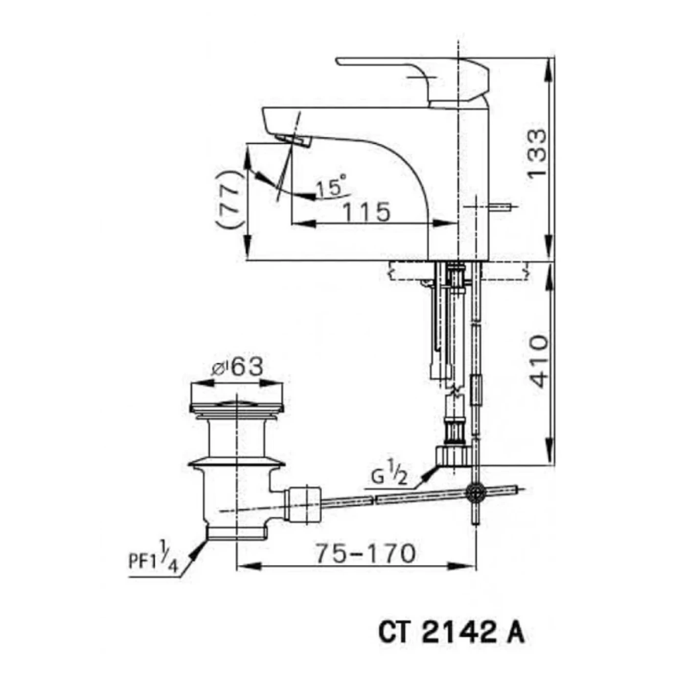 ban ve ky thuat voi chau cotto ct2142a