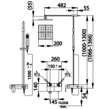 Sen tắm cây nóng lạnh COTTO CT2241W 2