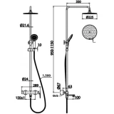 Sen tắm cây nóng lạnh COTTO CT3006WOS 2