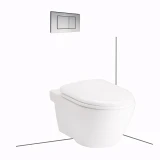 Bồn cầu âm tường Cotto SC198517(F) 1