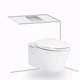 Bồn cầu âm tường Cotto SC1986(T) 1