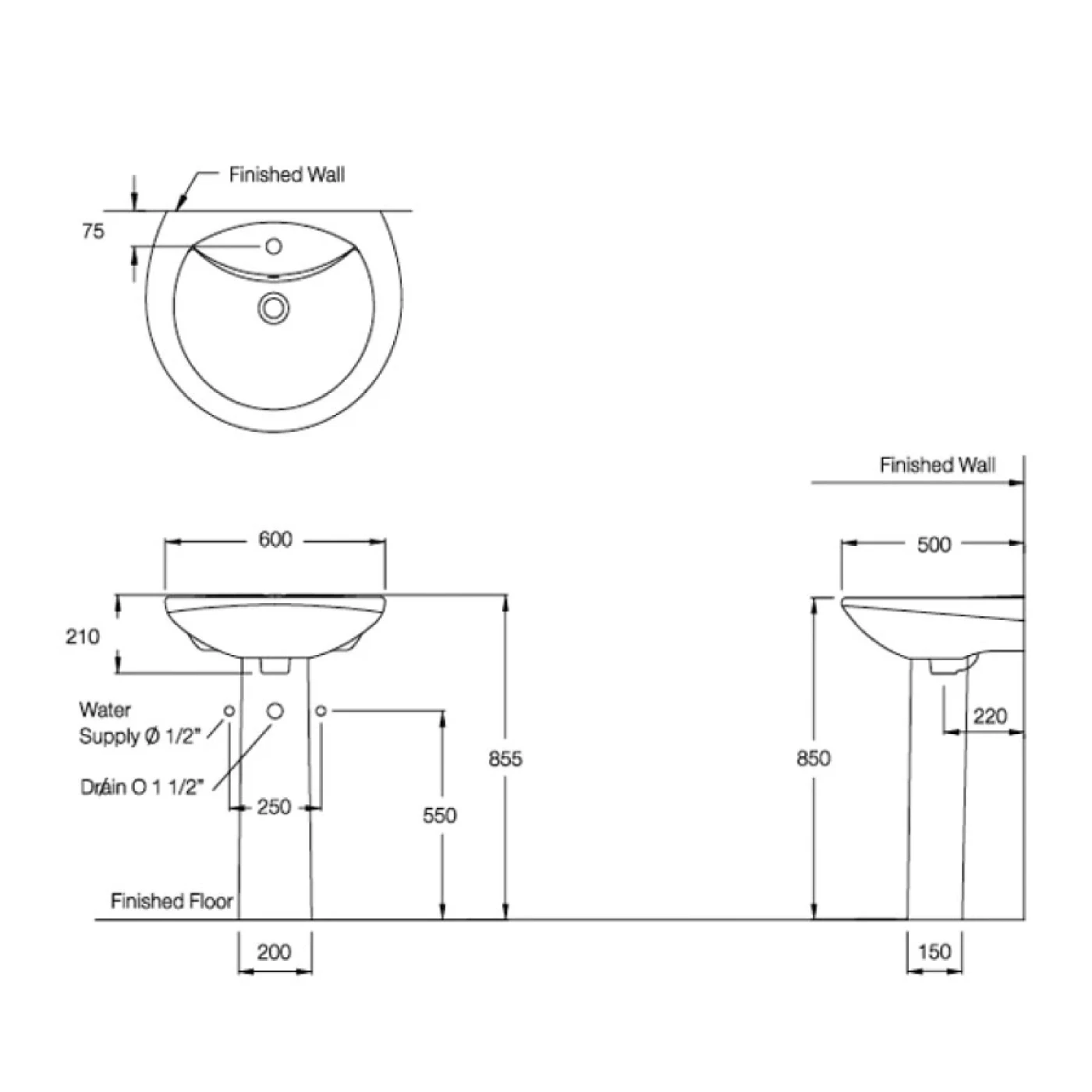 chau rua cotto c0107 bvkt