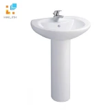 Chậu rửa treo tường Cotto C0107+C411 1