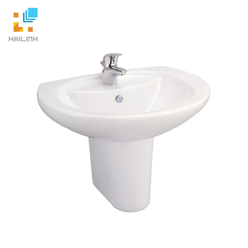 Ảnh Chậu rửa treo tường Cotto C0107+C4201 1