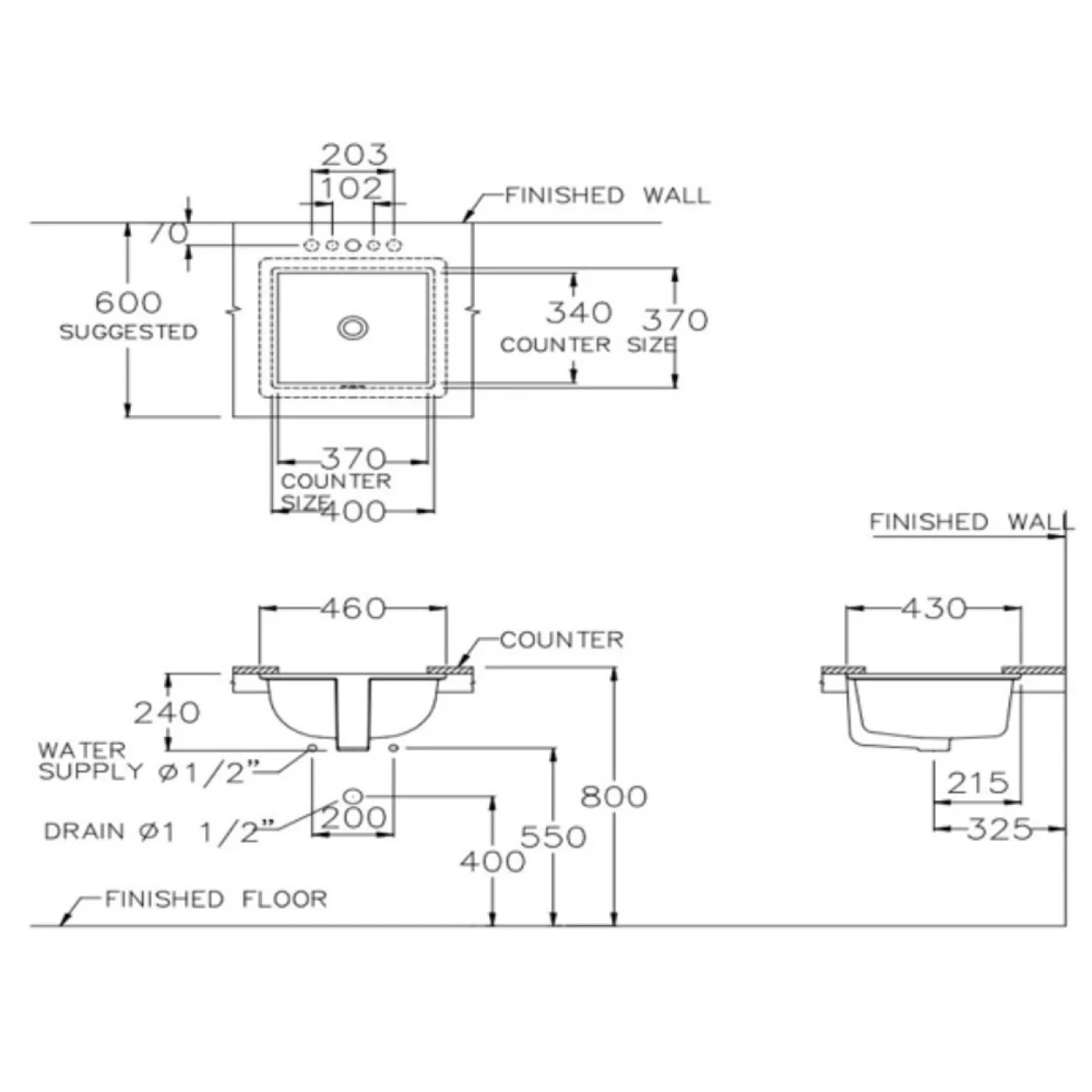 chau rua cotto c0512 bvkt