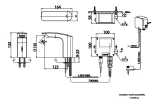 Vòi chậu cảm ứng Cotto CT537NXAC 2