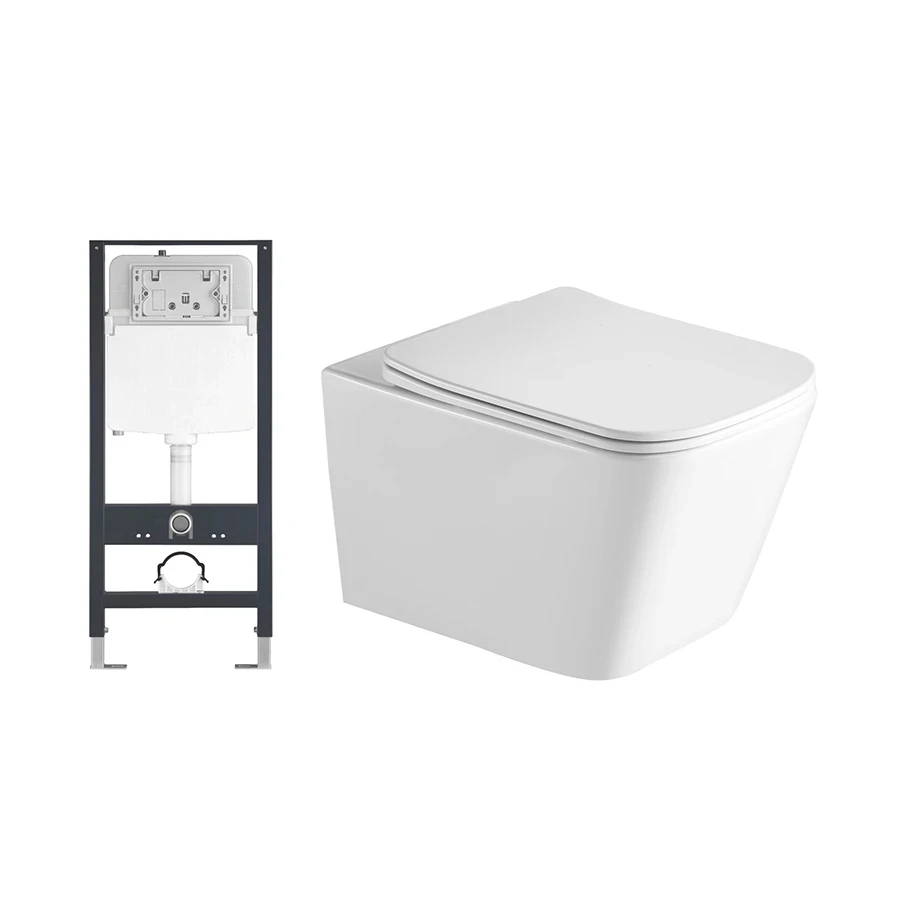 Bồn cầu âm tường D&K DK-C3909-W