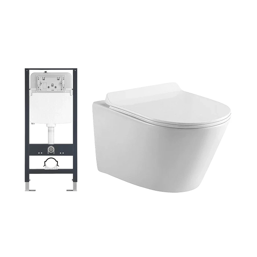 Bồn cầu âm tường D&K DK-C3915-W