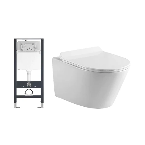 Bồn cầu âm tường D&K DK-C3915-W