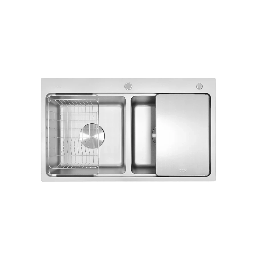 Ảnh Chậu rửa bát 2 hố D&K KS8651T 1