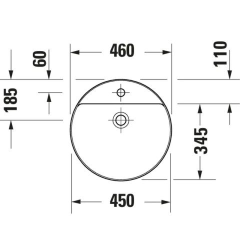 Ảnh Chậu rửa đặt bàn Duravit 2662463271 2