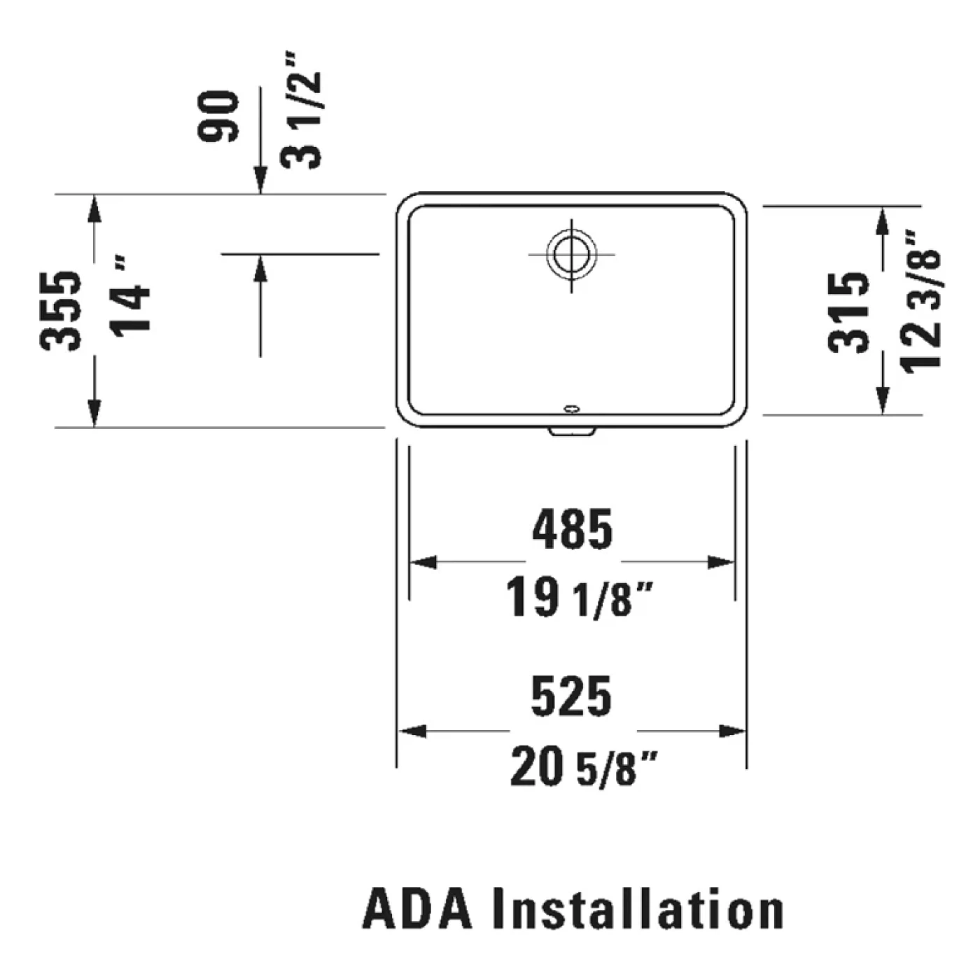 ban ve ky thuat chau rua duravit 0330480000
