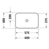 Chậu rửa đặt bàn Duravit 2359600000 2