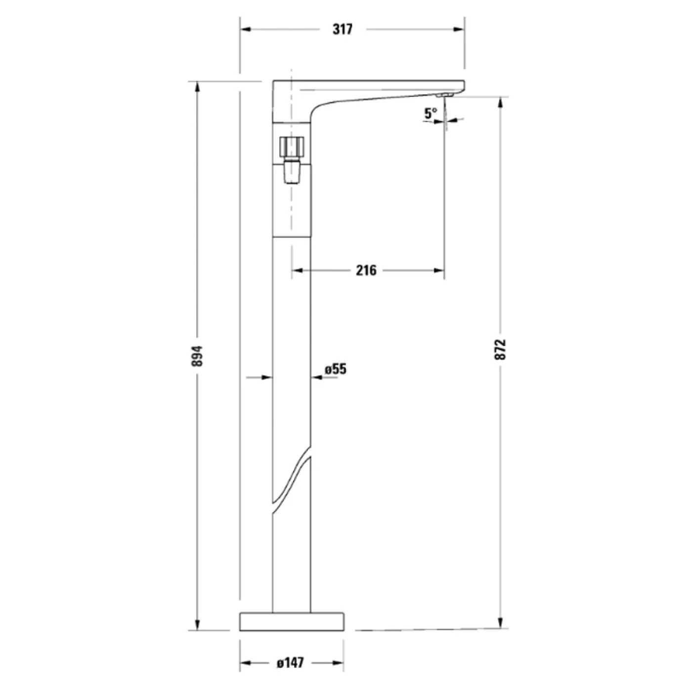 ban ve ky thuat duravit tu5250000046