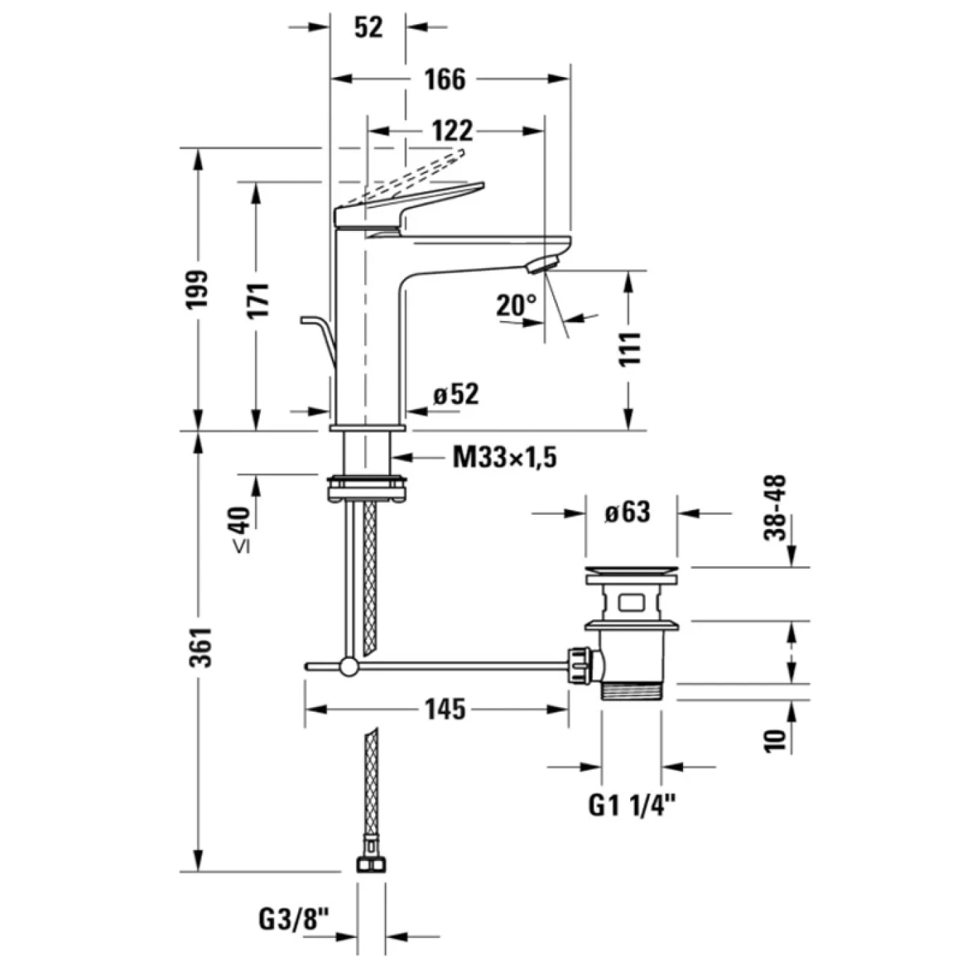 ban ve ky thuat duravit wa1020001a70