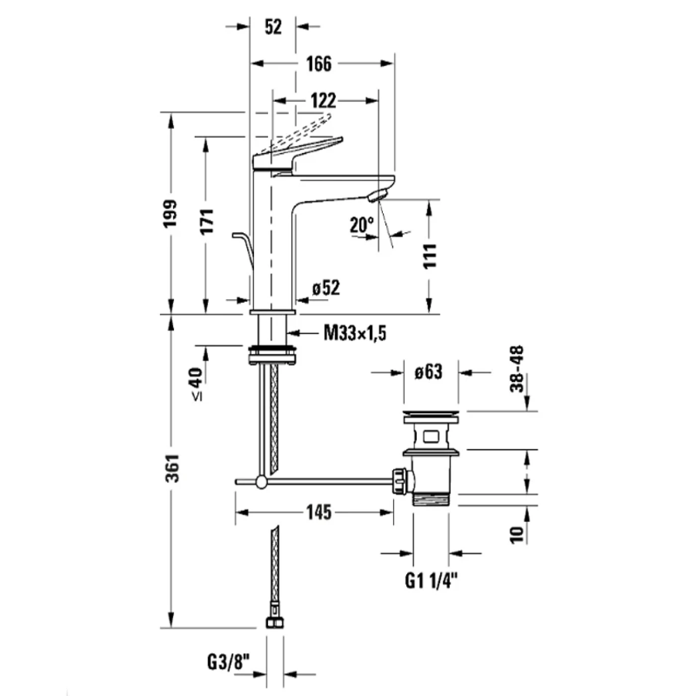 ban ve ky thuat duravit wa1020001c46