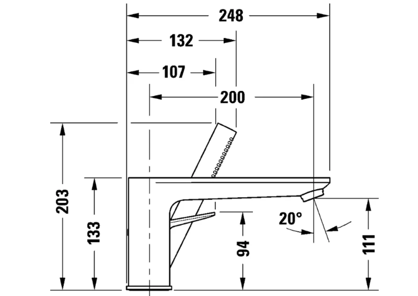 ban ve ky thuat voi bon tam 3 lo duravit wa5260000034