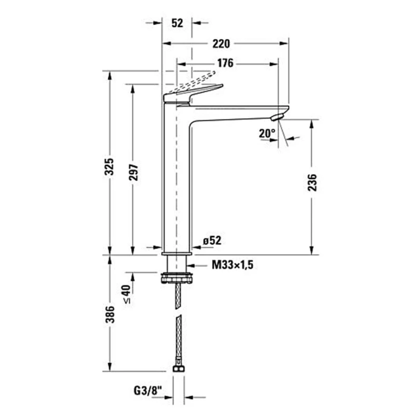 ban ve ky thuat voi chau duravit wa1040002a10