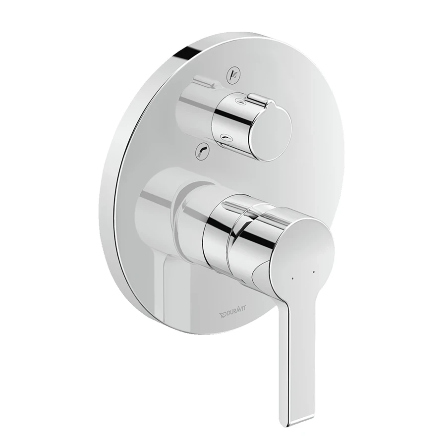 Mặt điều khiển bộ trộn âm tường Duravit B25210012010