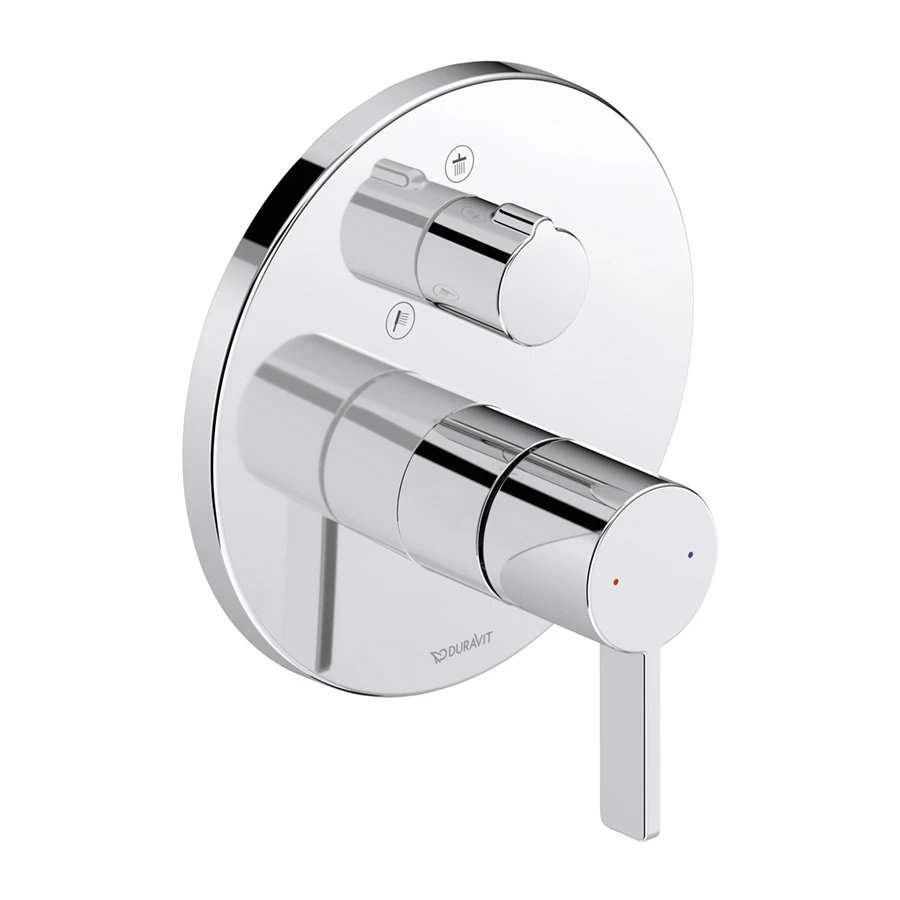 Mặt điều khiển bộ trộn âm tường Duravit DE4210012010