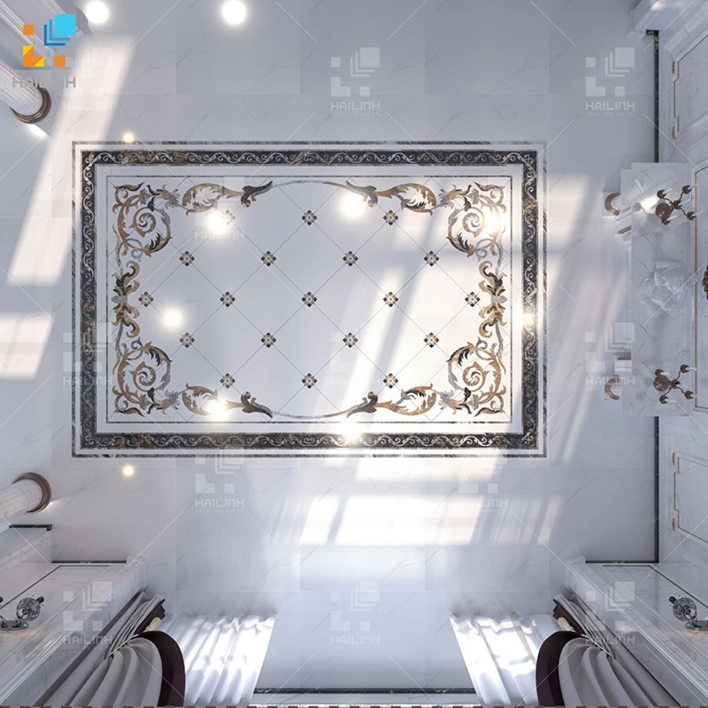 mẫu gạch CNC 2530