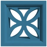 Gạch thông gió Secoin SBV-04-XANHDUONG 1