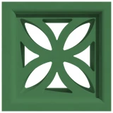 Gạch thông gió Secoin SBV-04-XANHLA 1