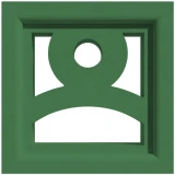 Gạch thông gió Secoin SBV-13-XANHLA 1