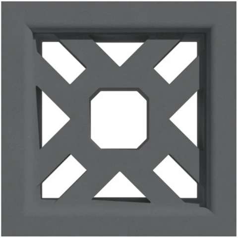 Gạch thông gió Secoin SBV-16-XAM