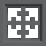 Gạch thông gió Secoin SBV-18-XAM 1