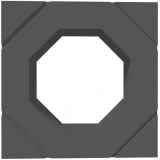 Gạch thông gió Secoin SBV-24-XAM 1