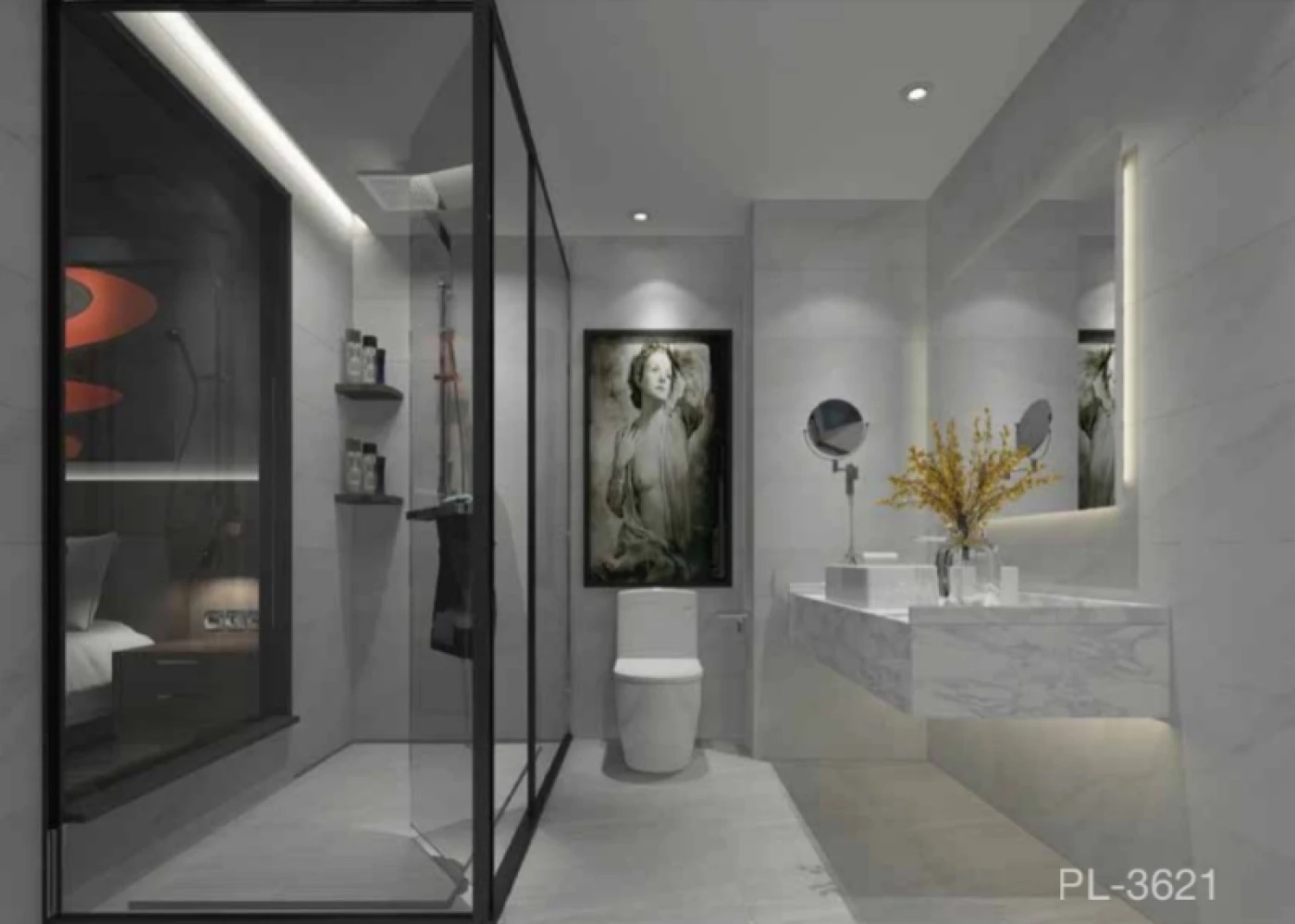 phong mau gach viglacera 30x60 PL 3621