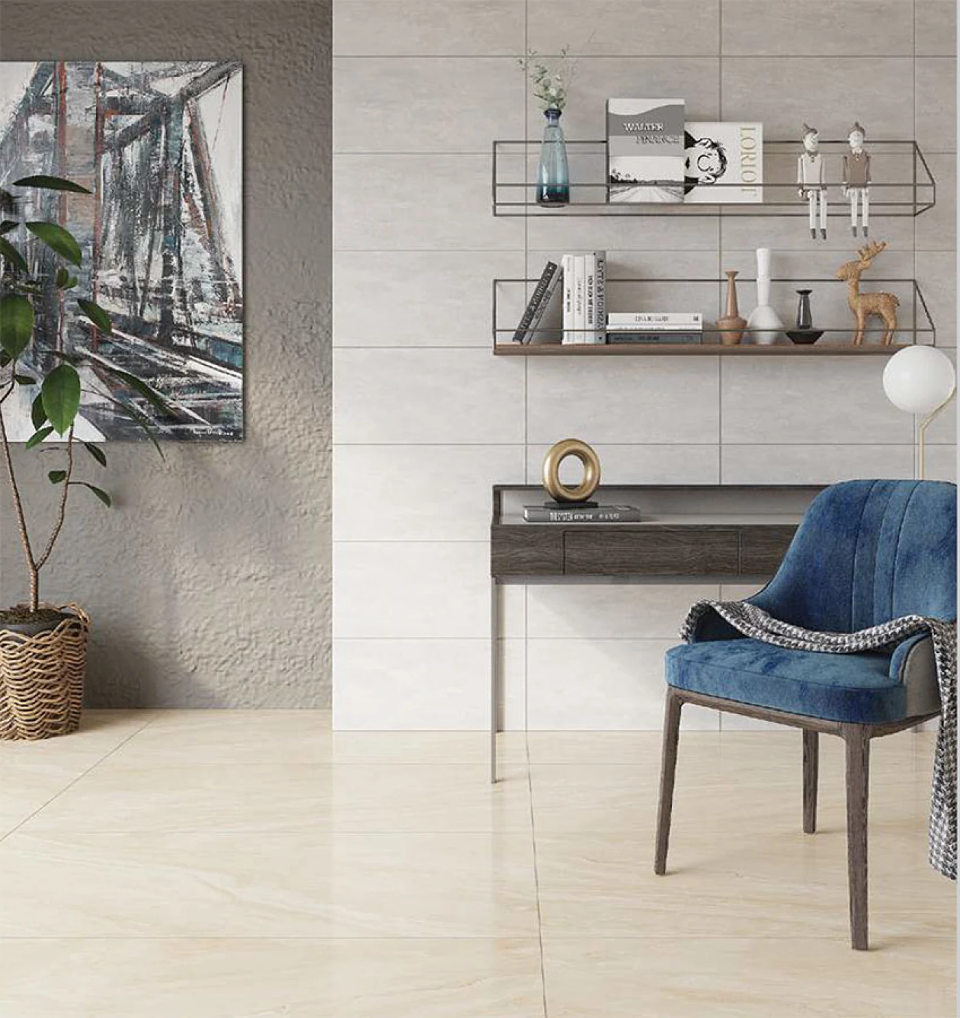 phong mau gach lat nen 60x120 viglacera sh 61202