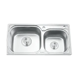 Chậu rửa bát 2 hố Gorlde GD5102 1