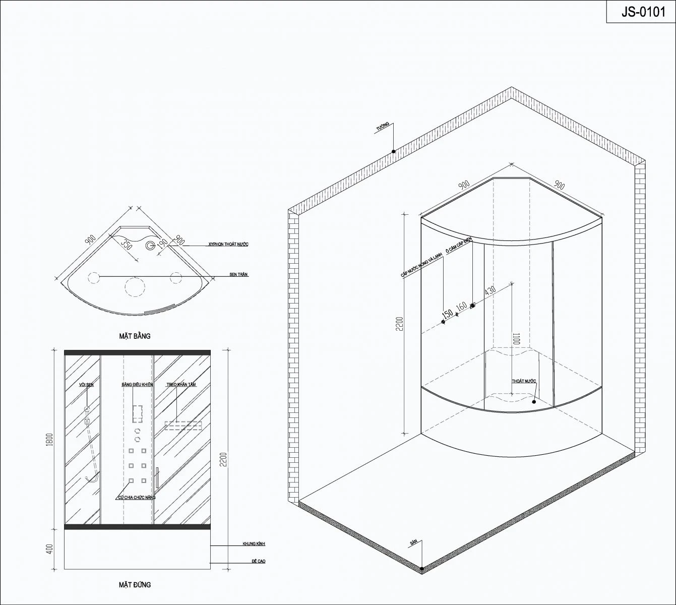 Ảnh Phòng tắm xông hơi Govern JS-0101A 3