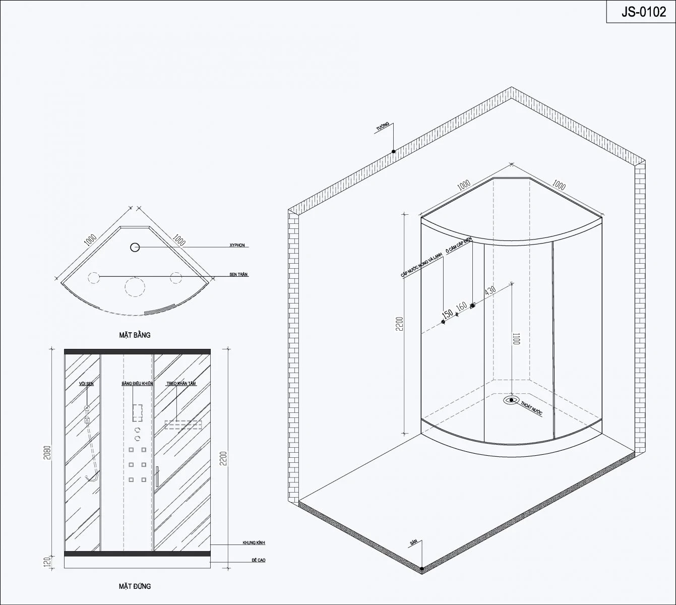 Ảnh Phòng tắm xông hơi Govern JS-0102 2