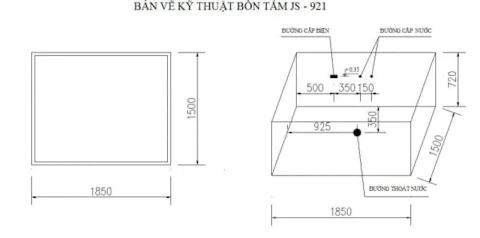 Ảnh Bồn tắm Massage Govern JS-921 2