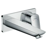 Vòi chậu gắn tường Hansgrohe 71220007+13622180 4