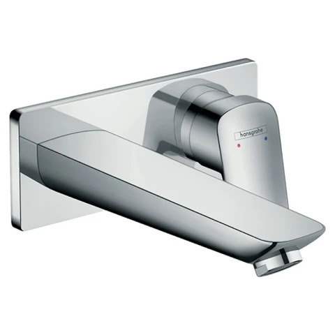 Ảnh Vòi chậu gắn tường Hansgrohe 71220007+13622180 4